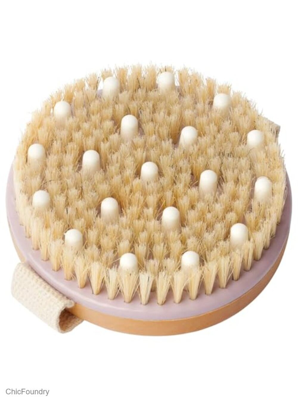 Dry Brushing Body Brush Natural Boar Bristles Lymphatic Drainage Exfoliating